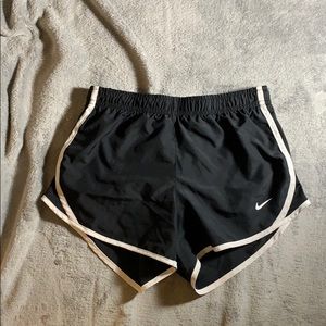 mike black running shorts